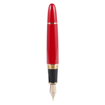 2X Писалка JINHAO 159 18KGP със средно широк писалка 0,7 мм, безплатен офис писалка с предавателна кутия, червена и сребриста 2X Писалка JINHAO 159 18KGP със средно широк писалка 0,7 мм, безплатен офис писалка с предавателна кутия, червена и сребриста 3