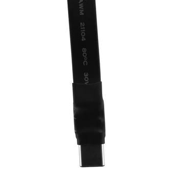 4X USB 3.1 Type C-удължителен кабел Type C 90-Градусов адаптер спк стартира строителни FPV Лента Плосък кабел USB C 3A 10 Gbit/s Защита от електромагнитни смущения