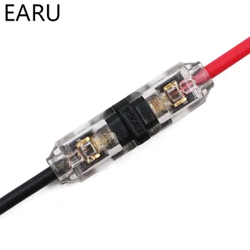 5 бр. лепенка-заключване за по-бързо свързване на кабели Съединители Клеми Обжимные електрически автомобилни аудио системи 24-18AWG комплект кабели