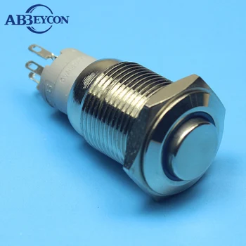 ABBEYCON 16 мм, с кръгла глава, моментално околовръстен лампа, водоустойчив прекъсвач на светлината