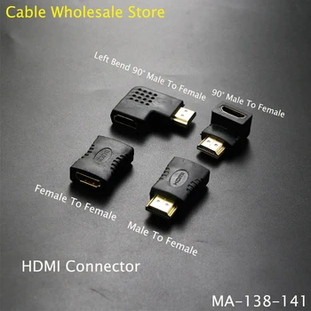 HDMI е Съвместим кабел plug-адаптер за 1080P HDTV кабелен адаптор-удължител с ъгъл на наклон на 270 90 ° Преобразувател между мъжете и жените