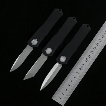 MT OTF D2 Острието на Ножа от алуминиева сплав, дръжка за самозащита на открито, EDC, Туристическа кухня, Плодови Инструменти, Ръчни инструменти