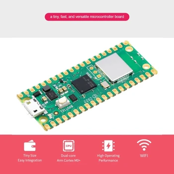 RP2040 за Raspberry Pi PICO Такса за Разработка на Микроконтролера Модул Двуядрен процесор Cortex M0 + 2,4/5 Ghz Wi-Fi