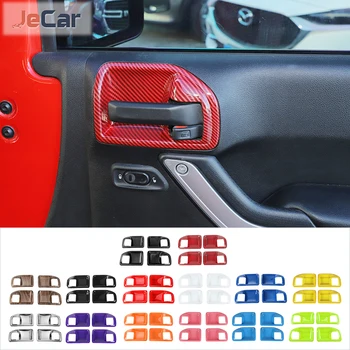 Автомобилна дръжка, украса на Чашата, Накладки, Етикети ABS за Jeep Wrangler JK 2011-2017, 4-врати и аксесоари за интериора на колата