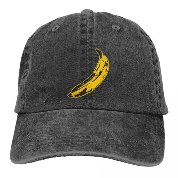 Бейзболна шапка Rock & Roll Banana Velvet Underground, Модна шапка на слънцето от потертого деним, застиранная