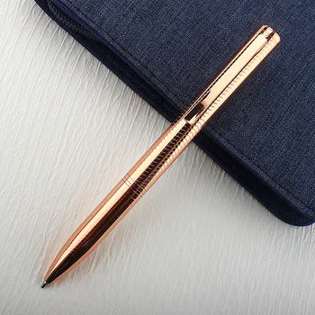 Висококачествени луксозни канцеларски материали от чисто Злато 368, химикалка химикалка с близкия връх, нова