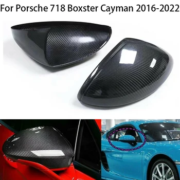 За Porsche 718 Boxster, Cayman 2016 2017 2018 2019, странична врата на автомобила от този Въглеродни влакна, броня, огледало за обратно виждане, калъфи, аксесоари за украса