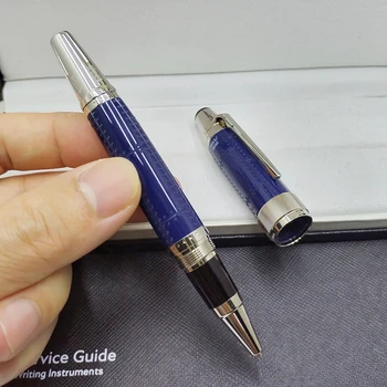 Качествена синя химикалка писалка MB /писалка/химикалка химикалка-валяк, бизнес канцеларски материали, луксозни химикалки за писане