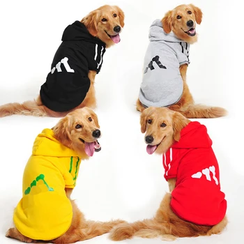 Качулки XXL-9XL за кучета от големи породи, мек вълнен плат пуловер, hoody, Дрехи за домашни любимци с шапка, ежедневни, спортни блузи, Pitbull