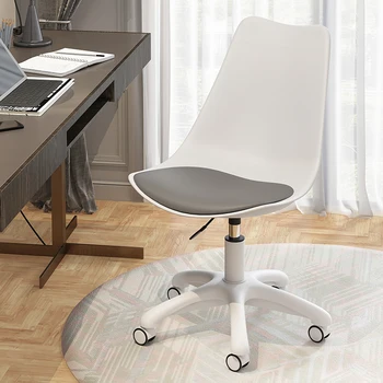 Луксозно дизайнерско офис стол с превръщането на ски лифта, офис стол с луксозна възглавница в скандинавски стил, Слот колела, Офис мебели Silla De Gamer
