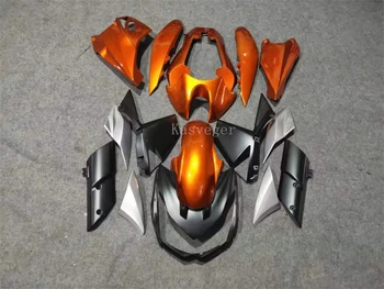 Нов комплект мотоциклетни обтекателей ABS, годни за Kawasaki Z1000 Z 1000 2010 2011 2012 2013, обичай, черен, оранжев