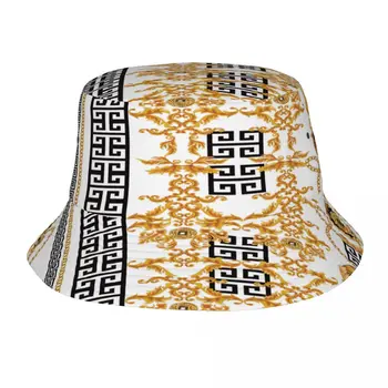Нови модни широкополые шапки Рибарски шапки за Жени и мъже Gorras Летни златни Вериги
