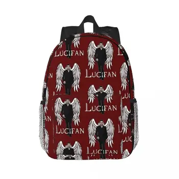Раници Lucifan Lucifer За момчета и Момичета, чанта за книги, мультяшные детски училищни чанти, пътнически раница, Чанта през рамо с голям капацитет