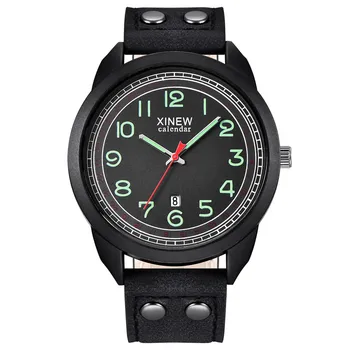 Съвременните модерни кварцови черни минималистичные кръгли часовници със силикон каишка, елегантен часовник с циферблат, цифрови улични часовници Relogio Masculino