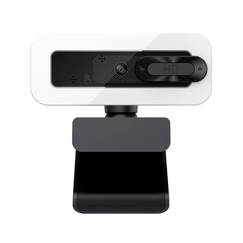 Уеб камера с автоматично Фокусиране 4K USB Без Драйвер за уеб камера с Шумоподавляющим Микрофон, Защитно покритие за Онлайн-конференция в Чат