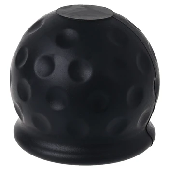 Универсален 50 мм топка калъф за ремарке, черен пластмасов калъф за буксировочного устройство за теглене на автомобили, фаркопов
