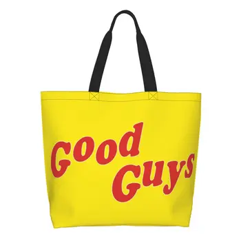 Чанта за пазаруване с логото на Kawaii Good Guys, множество чанта за пазаруване Chucky Child ' s Play, холщовая пазарска чанта през рамо