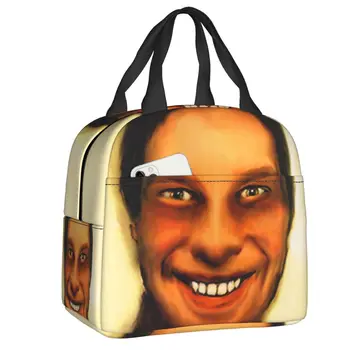 Aphex Twin, термоизолированная чанта за обяд, дамски Преносим кутия-контейнер за обяд за работа, училище, пътуване, многофункционални чанти-тоут за хранене