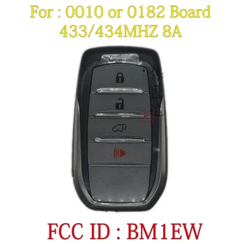 Bao JiangDa Smart Key Подходящ За Toyota OEM FORTUNER SW4 433/434 Mhz 4B 0182 Умно дистанционно ключ BM1EW 0010 B3U2K2P