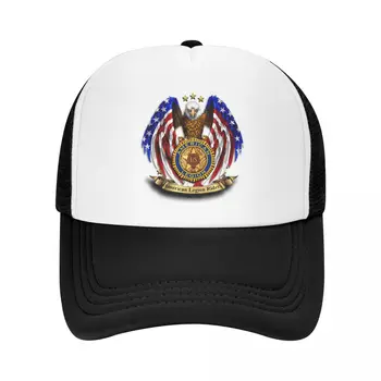 Бейзболна шапка с логото на Американския Легион за жени и мъже, регулируем шапка на шофьор на камион, Градинска