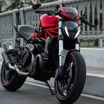 За Ducati Monster 950 Чудовище 821 2020 2021 2022 2023 мотоциклет волан огледало за обратно виждане с ЦПУ волана mirro